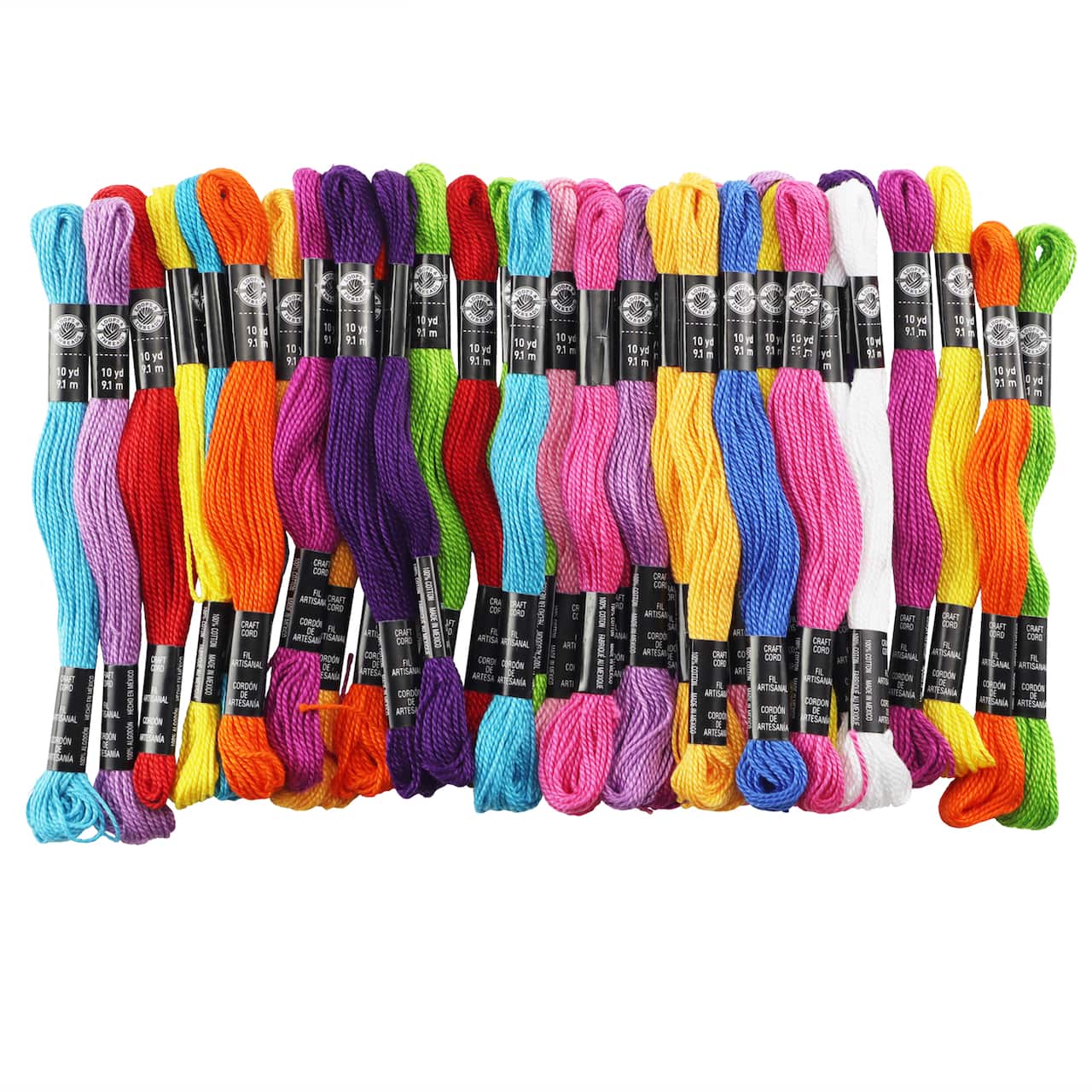 Rainbow Craft Cord by Loops &#x26; Threads&#x2122;, 36ct.